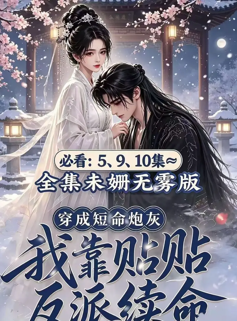 穿书炮灰续命爽剧《穿成短命炮灰，我靠贴贴反派续命》全集完整版在线观看 - AI漫剧黄果版去雾高清资源免费分享 - 反派怀里好续命百度迅雷网盘找资源看全集